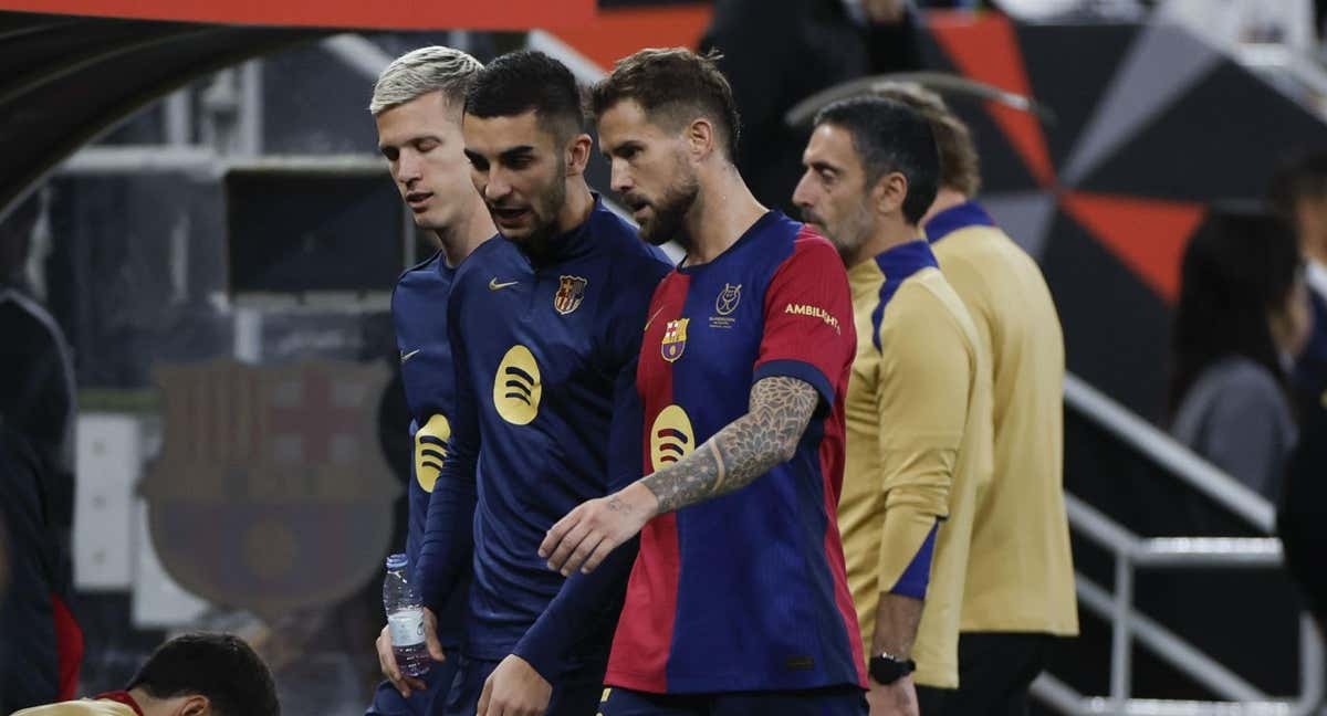 Contratiempo en la Supercopa: Iñigo Martínez, lesionado y en duda para próximos encuentros Contratiempo en la Supercopa: Iñigo Martínez, lesionado y en duda para próximos encuentros