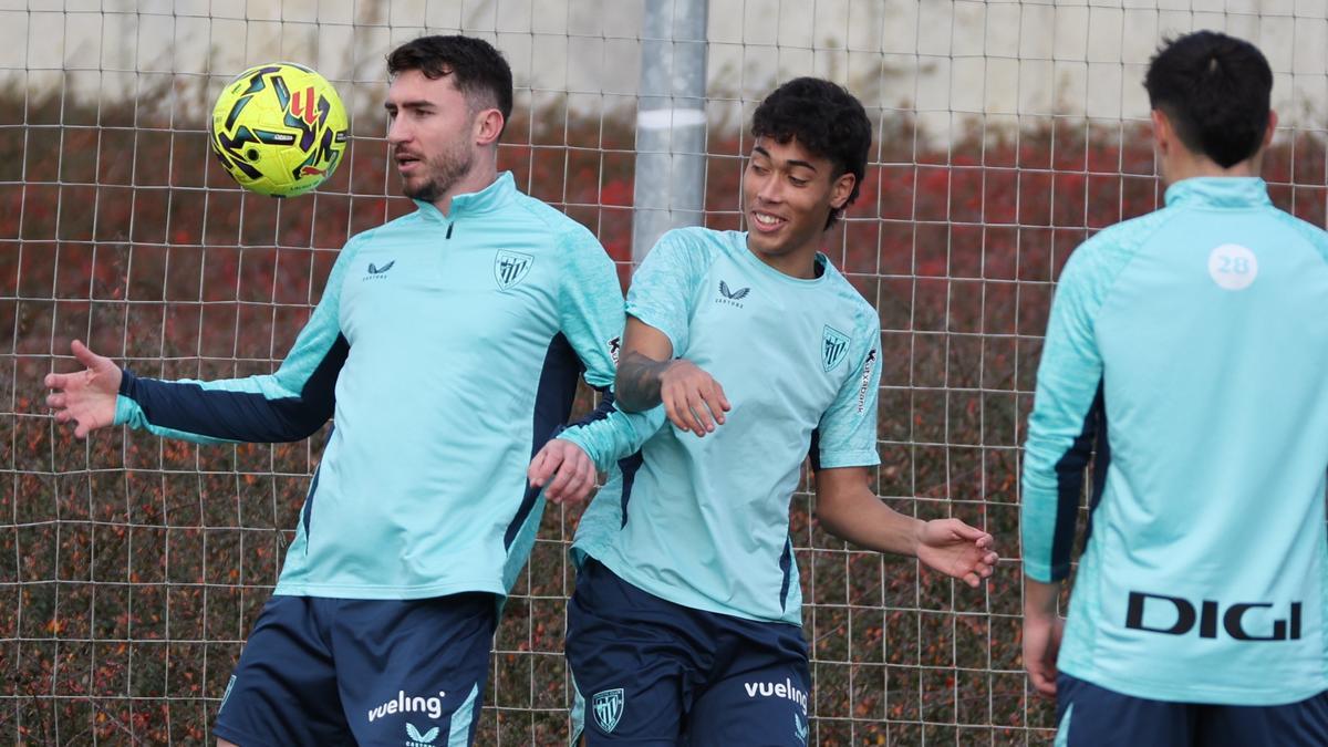 Laporte regresa a los entrenamientos y se prepara para el derbi vasco