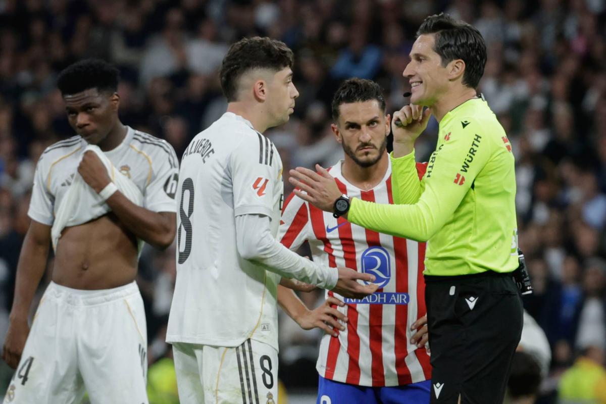 La expulsión de Valverde en el derbi: sanción y recurso del Real Madrid