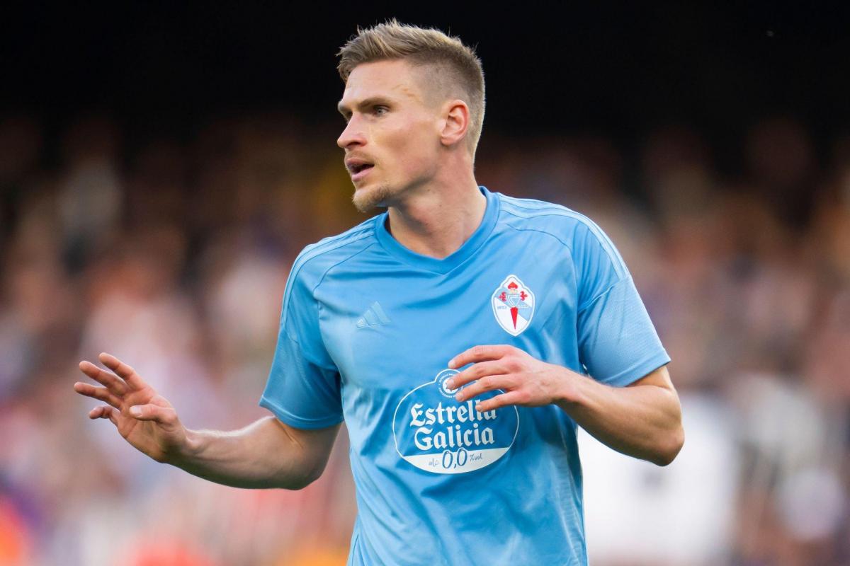 Starfelt, baja segura en la Jornada 33: opciones para su sustitución en el Celta