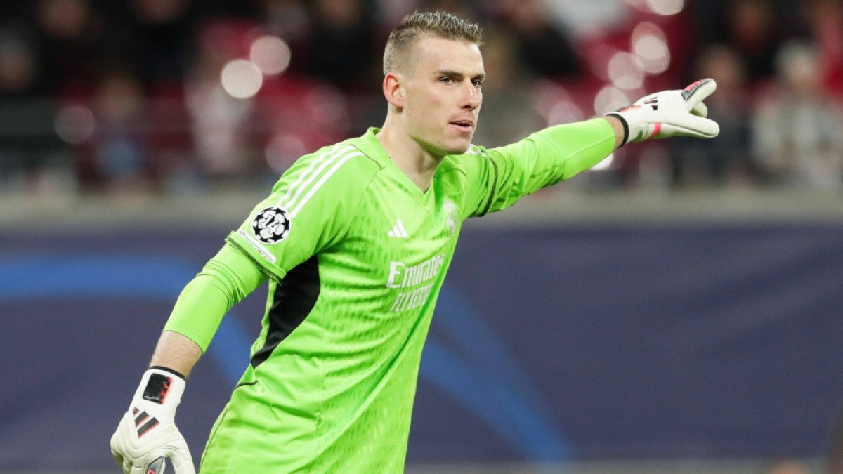 El Real Madrid estudia la oferta de 20 millones por Andriy Lunin del Inter de Milán