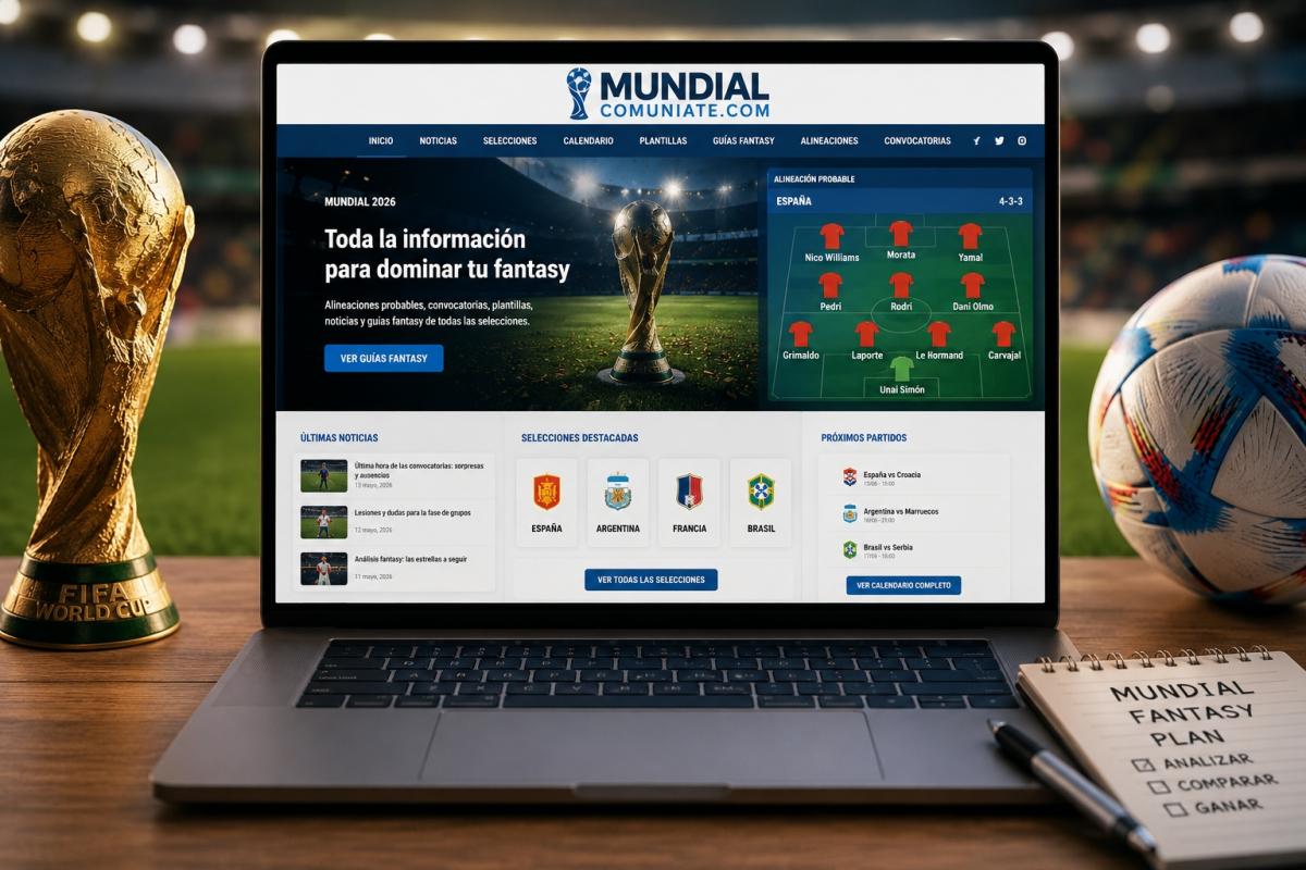 Mundial Comuniate 2026: toda la información fantasy del Mundial de selecciones en un solo sitio