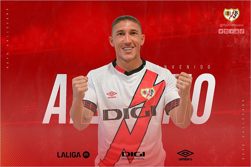 Pacha Espino se une oficialmente al Rayo Vallecano como segundo fichaje