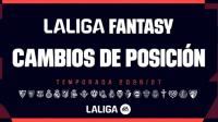 Siete cambios de posición en LaLiga Fantasy que pueden obligarte a retocar tu plantilla